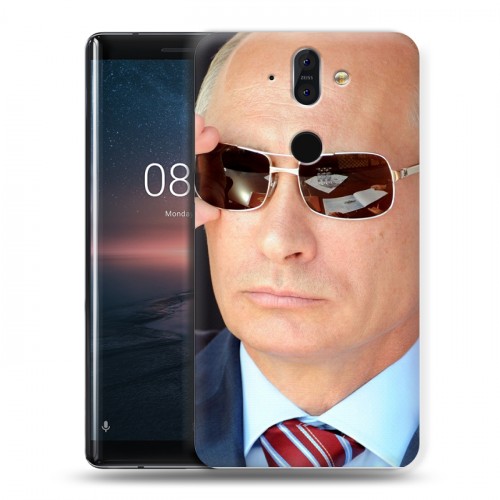 Дизайнерский силиконовый чехол для Nokia 8 Sirocco В.В.Путин