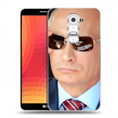 Дизайнерский пластиковый чехол для LG Optimus G2 В.В.Путин