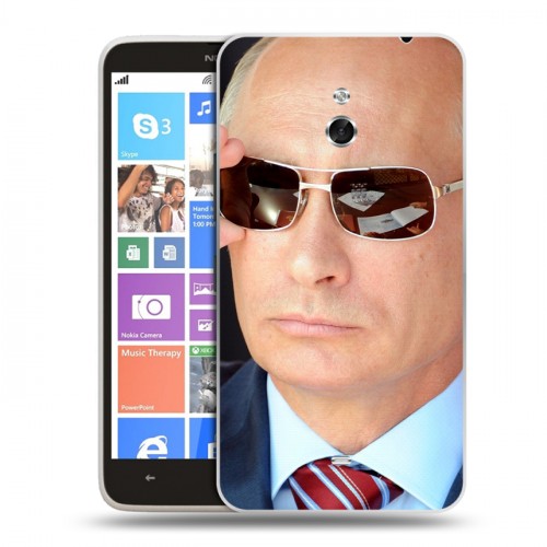 Дизайнерский пластиковый чехол для Nokia Lumia 1320 В.В.Путин