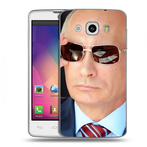 Дизайнерский пластиковый чехол для LG L60 В.В.Путин