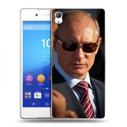 Дизайнерский пластиковый чехол для Sony Xperia Z3+ В.В.Путин