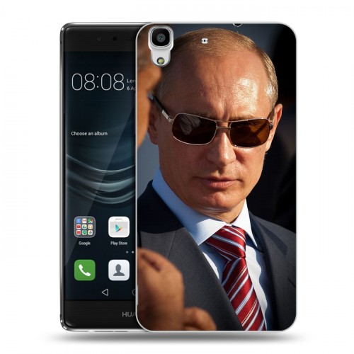 Дизайнерский пластиковый чехол для Huawei Y6II В.В.Путин