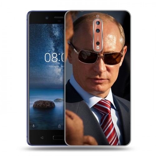 Дизайнерский пластиковый чехол для Nokia 8 В.В.Путин