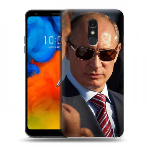 Дизайнерский пластиковый чехол для LG Q Stylus В.В.Путин