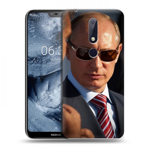 Дизайнерский пластиковый чехол для Nokia 6.1 Plus В.В.Путин