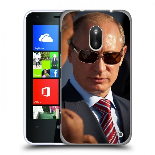 Дизайнерский пластиковый чехол для Nokia Lumia 620 В.В.Путин