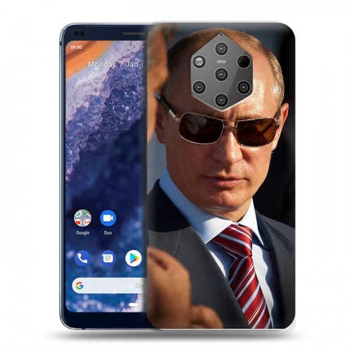 Дизайнерский силиконовый чехол для Nokia 9 PureView В.В.Путин