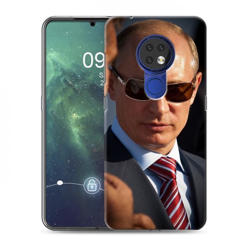 Дизайнерский силиконовый чехол для Nokia 6.2 В.В.Путин