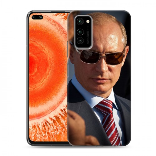 Дизайнерский силиконовый чехол для Huawei Honor View 30 Pro В.В.Путин