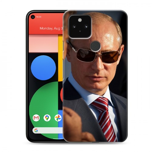 Дизайнерский пластиковый чехол для Google Pixel 5 В.В.Путин