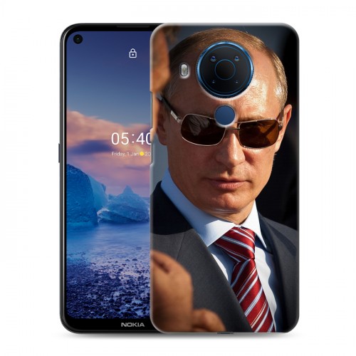 Дизайнерский силиконовый чехол для Nokia 5.4 В.В.Путин