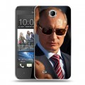 Дизайнерский пластиковый чехол для HTC Desire 300 В.В.Путин