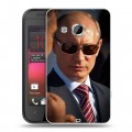 Дизайнерский пластиковый чехол для HTC Desire 200 В.В.Путин