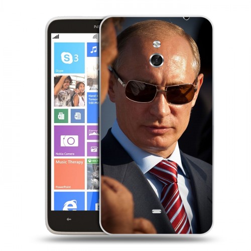 Дизайнерский пластиковый чехол для Nokia Lumia 1320 В.В.Путин