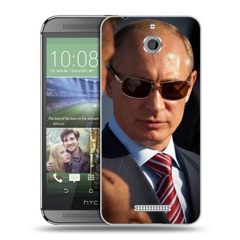 Дизайнерский силиконовый чехол для HTC Desire 510 В.В.Путин (на заказ)