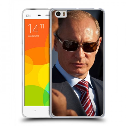 Дизайнерский силиконовый чехол для Xiaomi Mi Note В.В.Путин