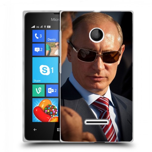 Дизайнерский пластиковый чехол для Microsoft Lumia 435 В.В.Путин