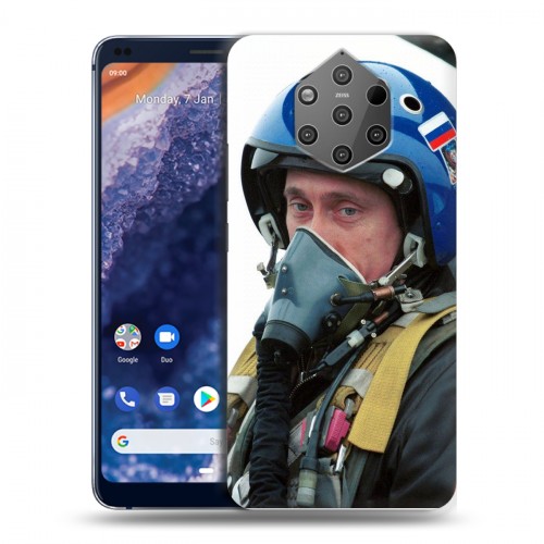 Дизайнерский силиконовый чехол для Nokia 9 PureView В.В.Путин