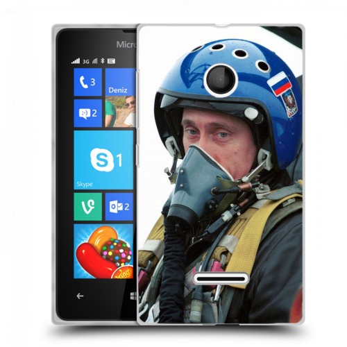 Дизайнерский пластиковый чехол для Microsoft Lumia 435 В.В.Путин