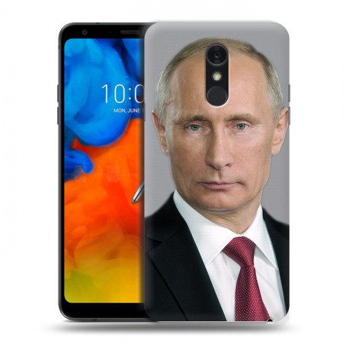 Дизайнерский пластиковый чехол для LG Q Stylus В.В.Путин