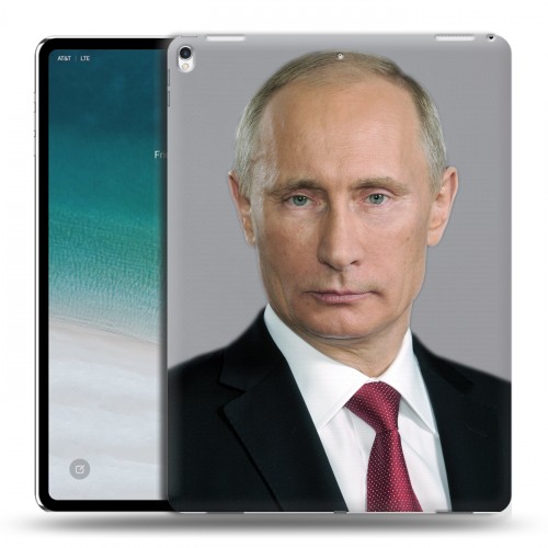 Дизайнерский силиконовый чехол для IPad Pro 12.9 (2018) В.В.Путин