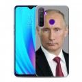 Дизайнерский пластиковый чехол для Realme 5 Pro В.В.Путин