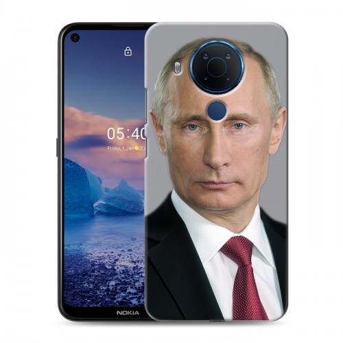 Дизайнерский силиконовый чехол для Nokia 5.4 В.В.Путин