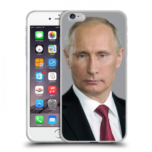 Дизайнерский силиконовый чехол для Iphone 6 Plus/6s Plus В.В.Путин