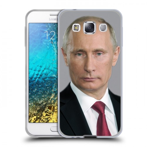 Дизайнерский пластиковый чехол для Samsung Galaxy E5 В.В.Путин