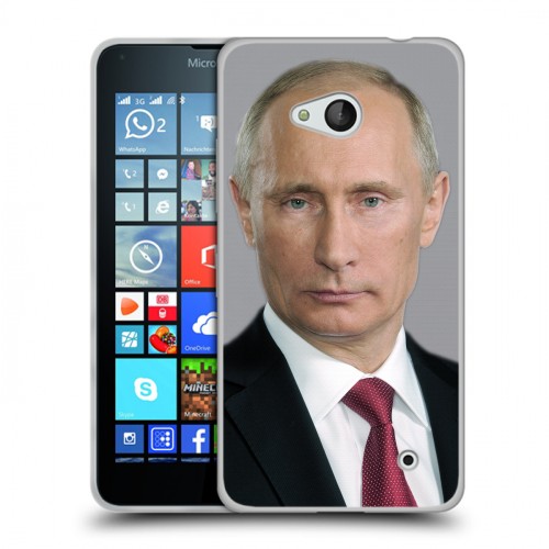 Дизайнерский пластиковый чехол для Microsoft Lumia 640 В.В.Путин