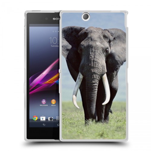 Дизайнерский пластиковый чехол для Sony Xperia Z Ultra  Слоны