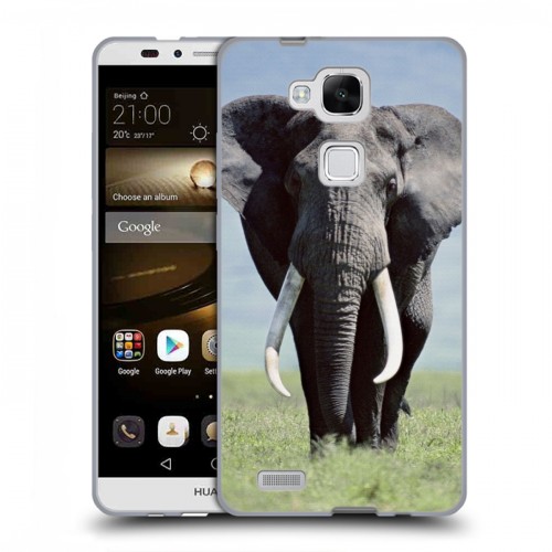 Дизайнерский пластиковый чехол для Huawei Ascend Mate 7 Слоны