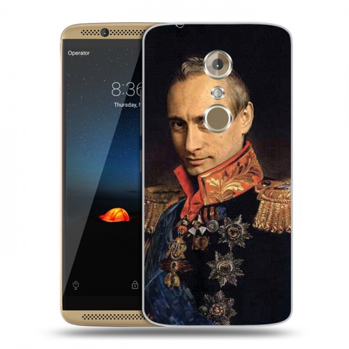 Дизайнерский пластиковый чехол для ZTE Axon 7 В.В.Путин