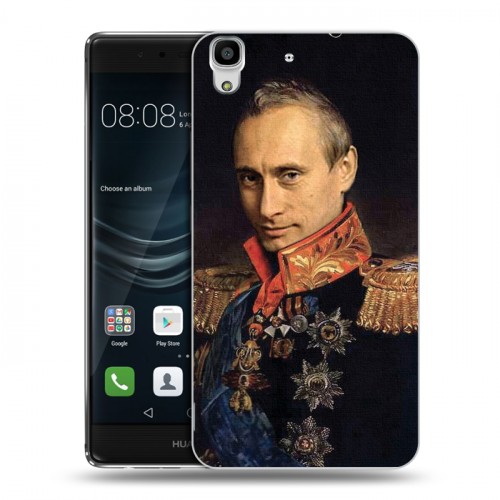 Дизайнерский пластиковый чехол для Huawei Y6II В.В.Путин