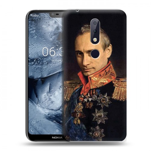 Дизайнерский пластиковый чехол для Nokia 6.1 Plus В.В.Путин