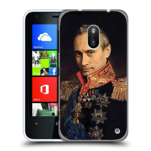 Дизайнерский пластиковый чехол для Nokia Lumia 620 В.В.Путин