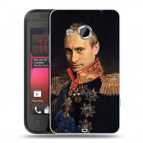 Дизайнерский пластиковый чехол для HTC Desire 200 В.В.Путин