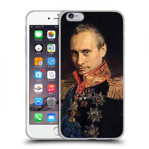 Дизайнерский силиконовый чехол для Iphone 6 Plus/6s Plus В.В.Путин