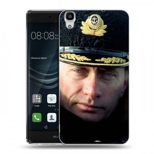 Дизайнерский пластиковый чехол для Huawei Y6II В.В.Путин