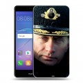 Дизайнерский пластиковый чехол для Huawei Y3 (2017) В.В.Путин