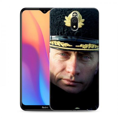 Дизайнерский силиконовый с усиленными углами чехол для Xiaomi RedMi 8A В.В.Путин