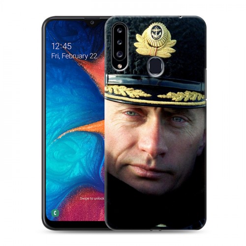 Дизайнерский пластиковый чехол для Samsung Galaxy A20s В.В.Путин