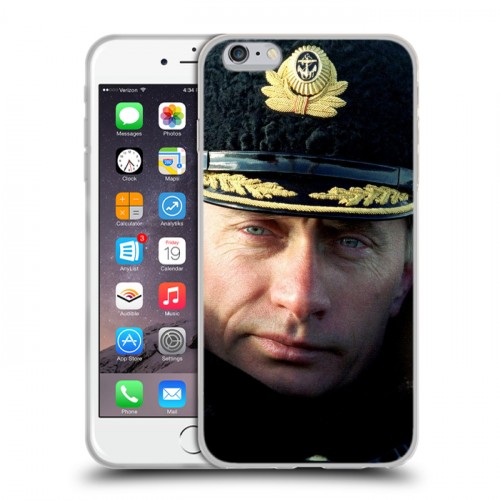 Дизайнерский силиконовый чехол для Iphone 6 Plus/6s Plus В.В.Путин