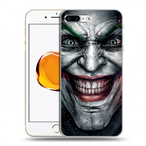 Дизайнерский силиконовый чехол для Iphone 7 Plus / 8 Plus Бэтмен