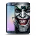 Дизайнерский пластиковый чехол для Samsung Galaxy S6 Edge Бэтмен