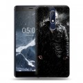 Дизайнерский пластиковый чехол для Nokia 5.1 Бэтмен