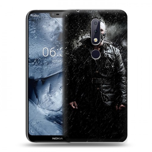 Дизайнерский силиконовый чехол для Nokia 6.1 Plus Бэтмен