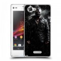 Дизайнерский пластиковый чехол для Sony Xperia L Бэтмен