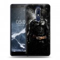 Дизайнерский пластиковый чехол для Nokia 5.1 Бэтмен