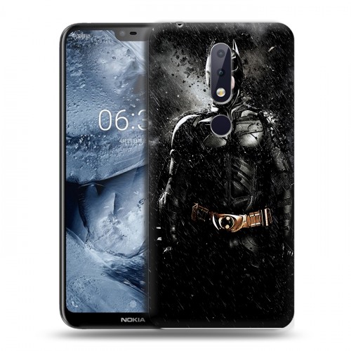 Дизайнерский пластиковый чехол для Nokia 6.1 Plus Бэтмен